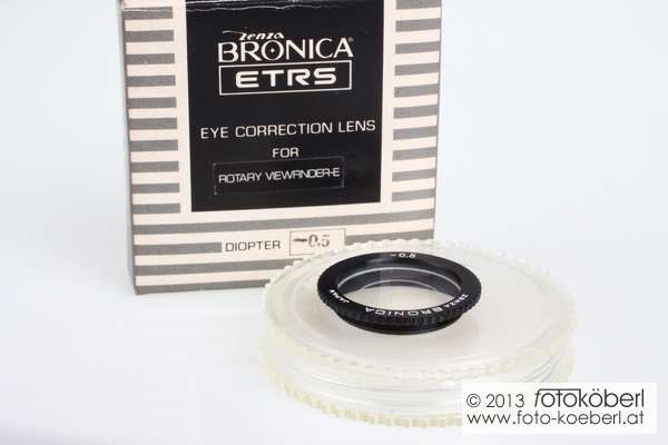 Zenza Bronica ETR Augenkorrekturlinse für Rotary-Sucher E -0,5 Diop.