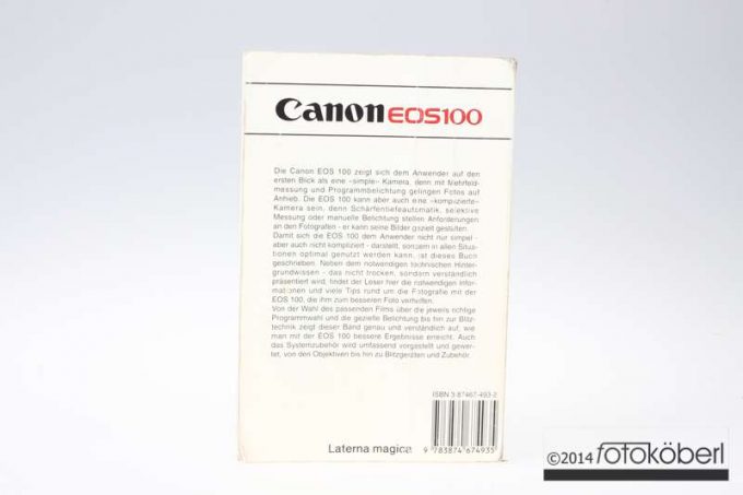 CANON EOS 100 Handbuch / Laterna Magica