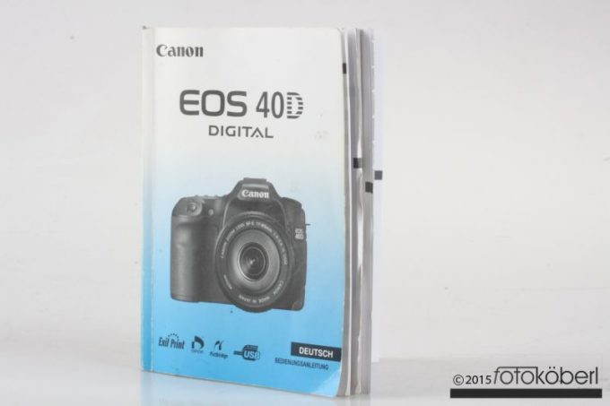 Canon EOS 40D Bedienungsanleitung