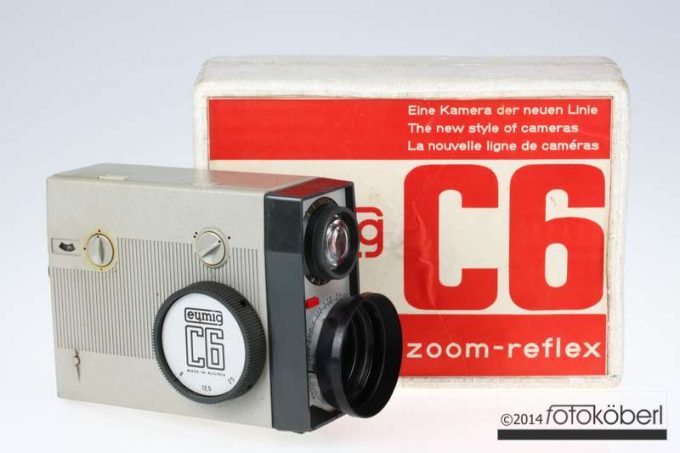 EUMIG C6 Doppel 8 Filmkamera mit Griff