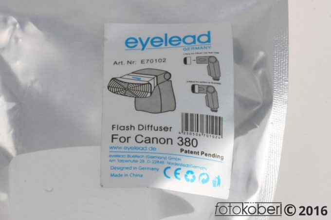 EYELEAD Blitz Diffuser für Canon 380 EX
