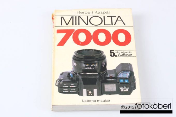 Buch: Handbuch zur Minolta 7000