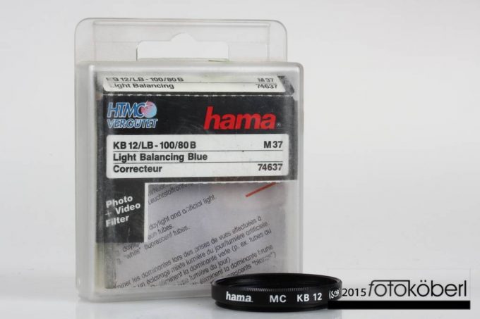 Hama HTMC KB12 Blaufilter 37mm