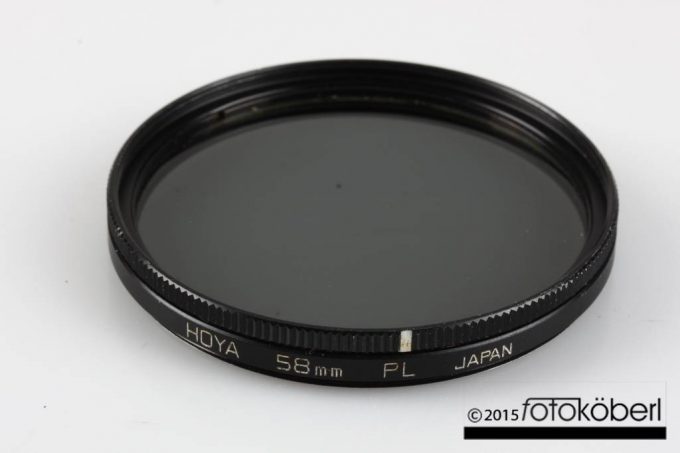 Hoya POL Cirkular Filter 58mm Durchmesser
