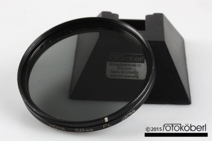 Hoya POL Cirkular Filter 58mm Durchmesser