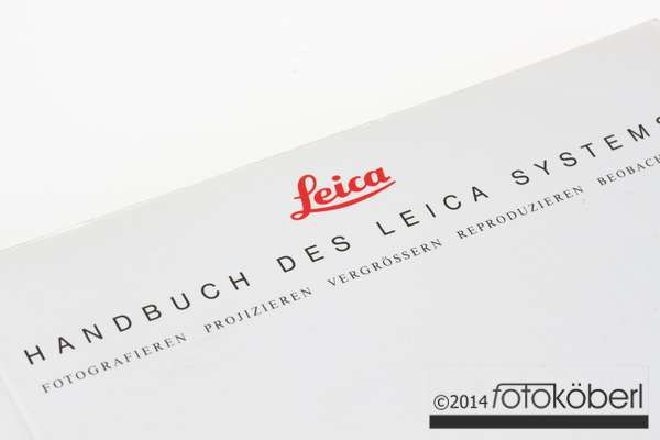 BUCH - Handbuch des Leica Systems / Ausgabe: März 1992