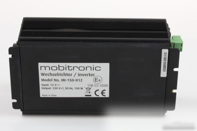 MOBITRONIC MI150 Wechselrichter 150W 12V DC - #01K1060105000629