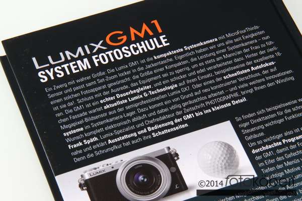 BUCH - LUMIX GM1 System Fotoschule