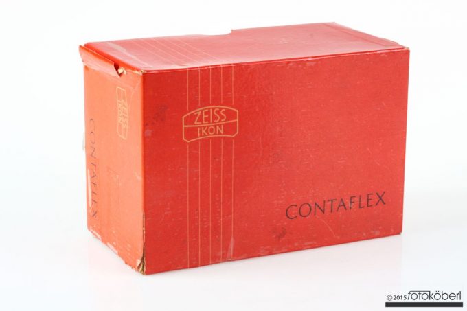 Zeiss Ikon Originalverpackung von Contaflex - rot