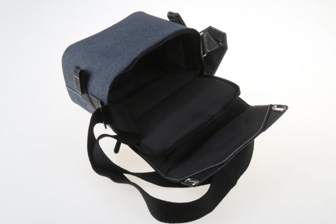 Nikon Tasche - Denim mit Lederaufsatz