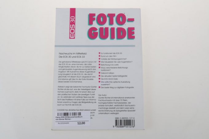 FOTO-GUIDE - EOS 30 Benutzerhandbuch von Günter Richter