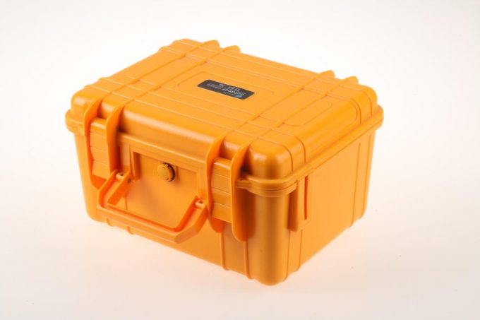 B&W Outdoor Transportkoffer Type 5000 Oranje - Waterdicht IP67, Onbreekbaar Met Variabele Vakindeling
