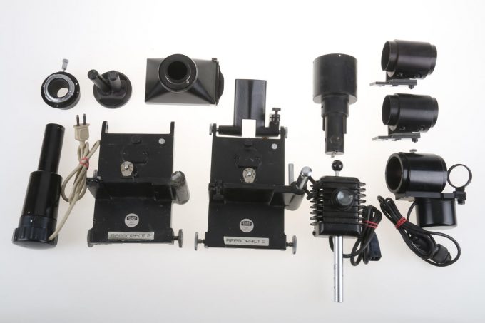 Carl Zeiss und Zeiss Ikon Mikroskop Teile (Reprophot, etc.)