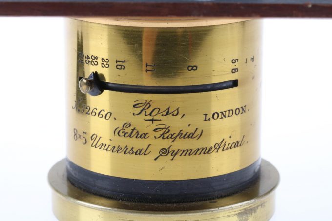 Ross Extra Rapid 8x5 Universal Symmetrical - Brass Lens - #52660