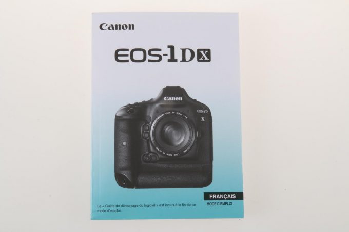Canon EOS-1D X Anleitung / Französisch