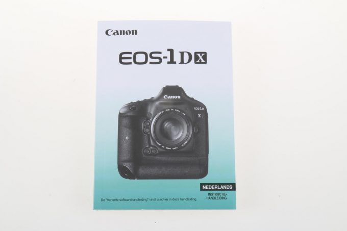 Canon EOS-1D X Anleitung / Niederländisch