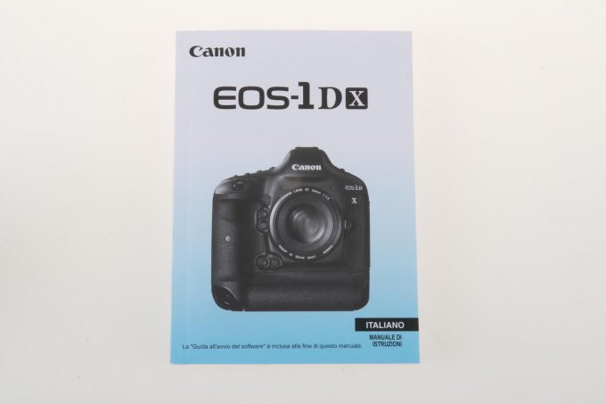 Canon EOS-1D X Anleitung / Italienisch