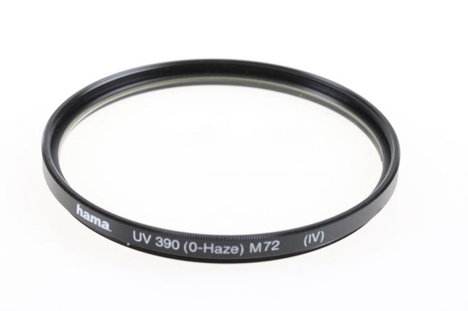 Hama UV 390 (0-Haze) Filter (IV) - 72mm