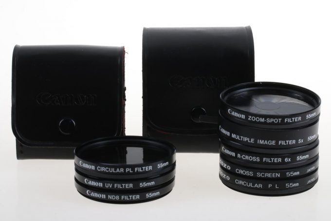 Canon Filtersatz 55mm - 8 Filter
