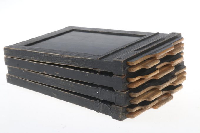 Holzkassetten 12 x 18,7 cm - 4 Stück
