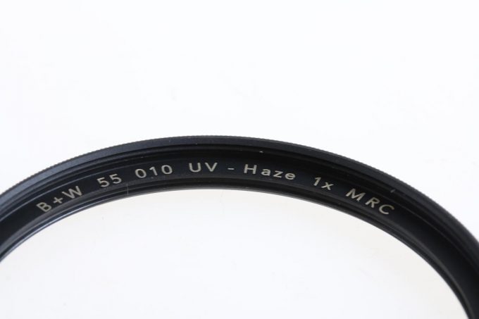 B+W UV Haze 1x (010) Filter - 55mm MC