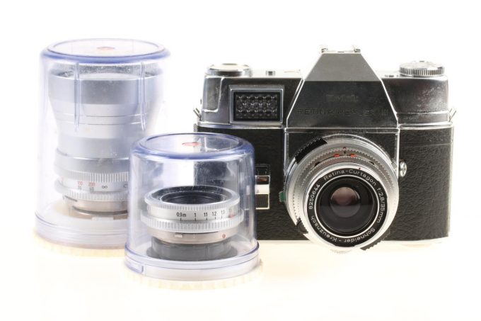 Kodak Retina Reflex III mit Zubehörpaket - DEFEKT - #64041