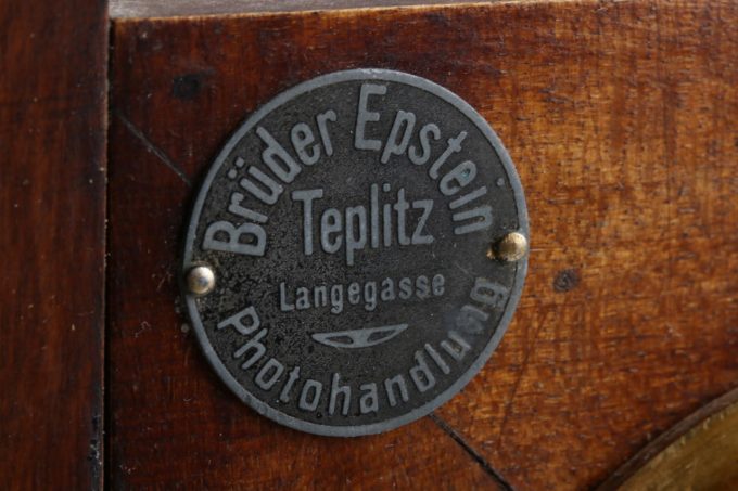 Brüder Epstein Teplitz Holzkamera 13x18cm