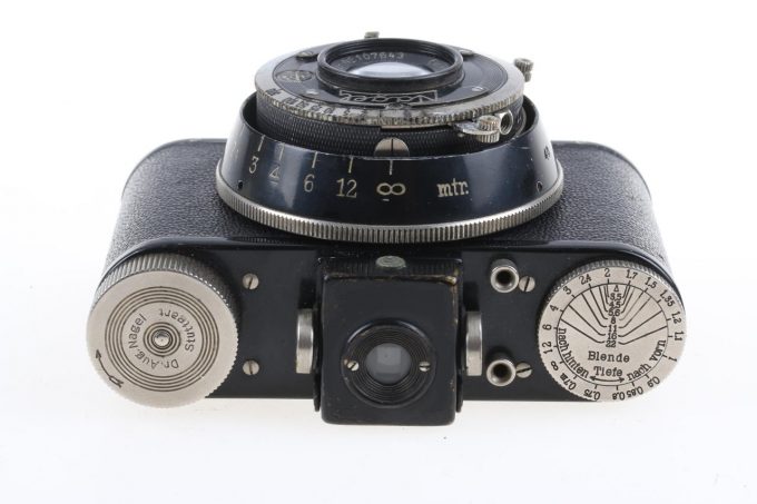 NAGEL Pupille Sucherkamera 3x4 mit Elmar 5cm f/3,5 - #107643