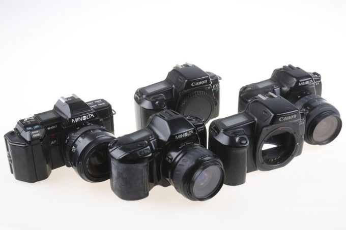 Konvolut SLR-Kameras - 5 Stück