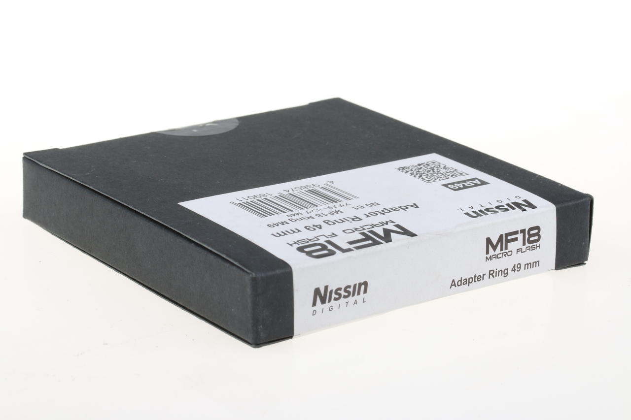 NISSIN Adapter Ring 49mm für MF18 Macro Flash 
