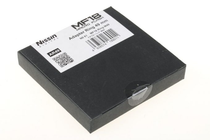 Nissin Adapter Ring 49mm für MF18 Macro Flash