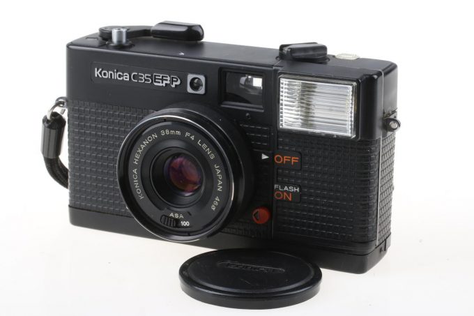 Konica C35 EFP Sucherkamera mit Konica Hexanon 38mm f/4