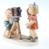 Goebel Porzellanfigur / Hummelfigur Portrait Pärchen / 25 Years Edition