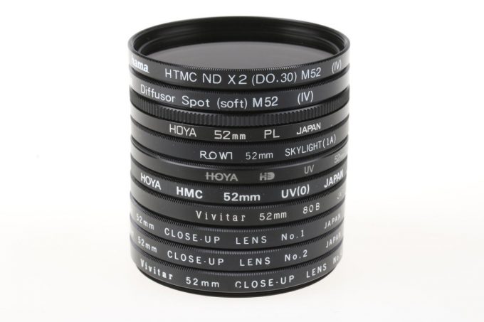 Filtersatz 52mm - 10 Filter