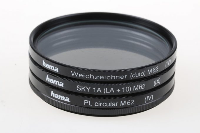 Hama Filterset / 3 Teile / Durchmesser 62mm