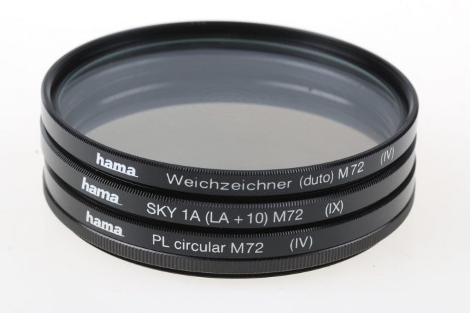 Hama Filterset / 3 Teile / Durchmesser 72mm