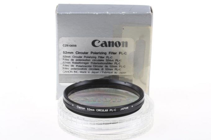 Canon PL-C Filter / 52mm Durchmesser