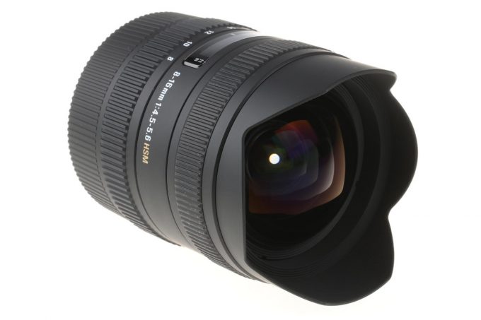 Sigma 8-16mm f/4,5-5,6 DC HSM für Canon EF-S