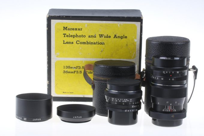 Marexar Objektiv Set 35 und 135mm f/3,5 für T2 - defekt