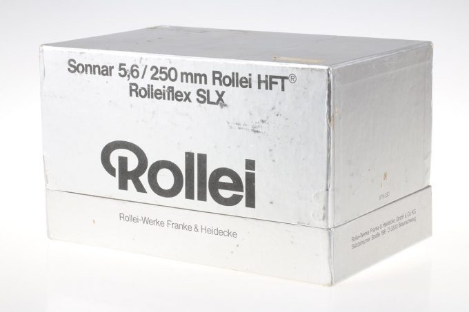 Rollei OVP für Rolleiflex Sonnar 250mm 5,6 HFT