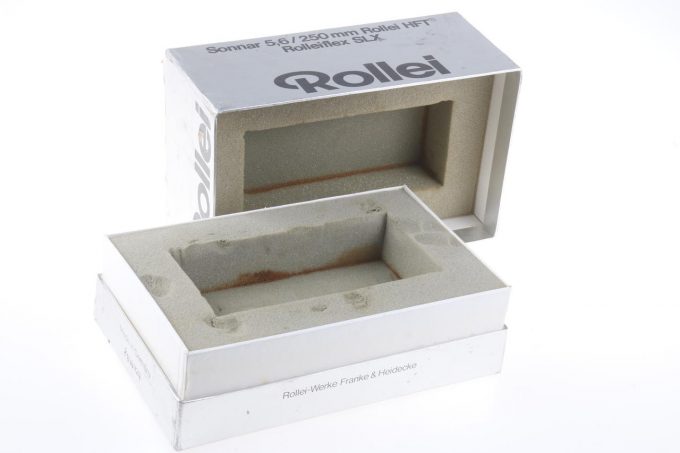 Rollei OVP für Rolleiflex Sonnar 250mm 5,6 HFT