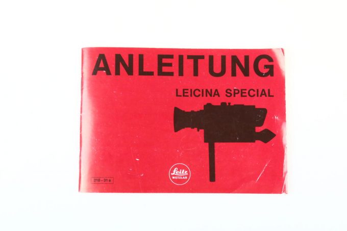 Leica Leicina Spezial Bedienungsanleitung