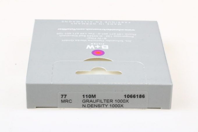 B&W F-Pro MRC digital Graufilter 1000x / 77mm