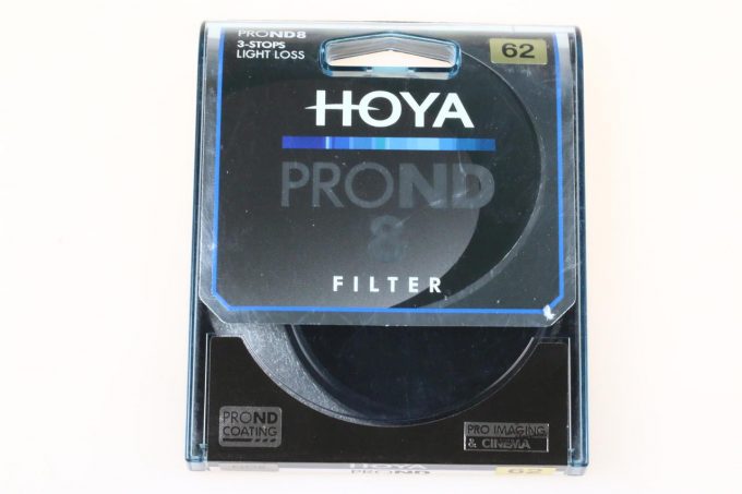 Hoya Neutraldichtefilter ProND8 - 62mm