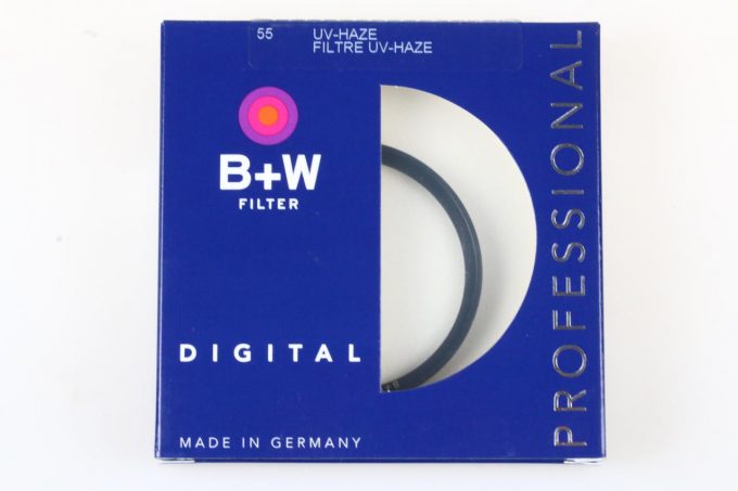 B&W Digital UV-Haze 010 Filter / 55mm
