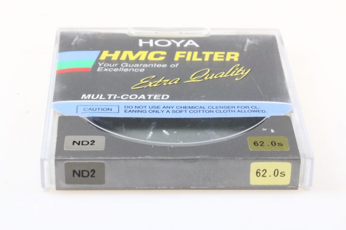 Hoya HMC Neutralgrau Filter ND2 62mm