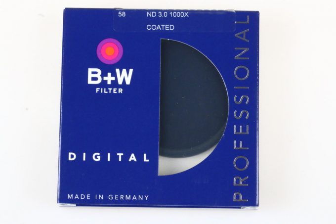 B&W Digital ND 3.0 1000x / 58mm