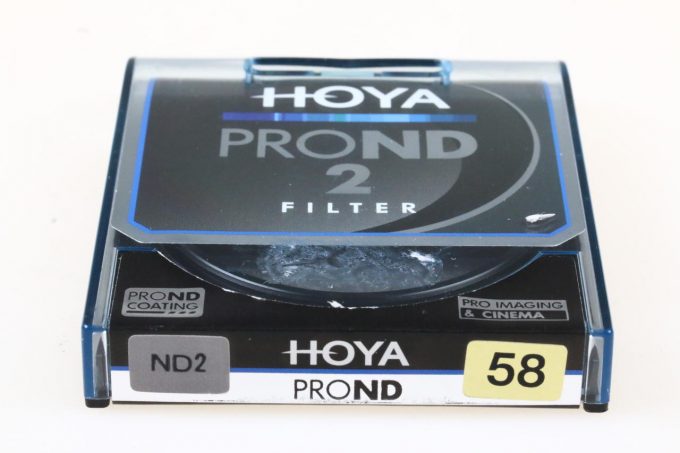 Hoya Neutraldichtefilter ProND2 - 58mm
