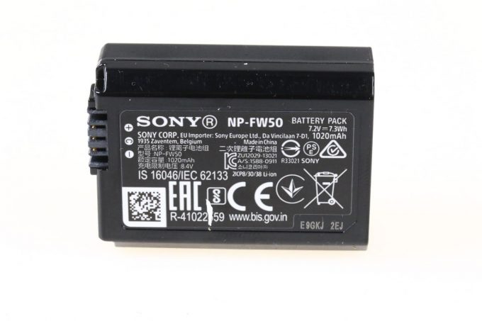 Sony NP-FW50 Akku für Alpha- und NEX-Kameras