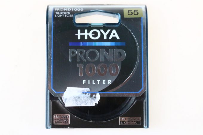 Hoya Neutraldichtefilter ProND1000 - 55mm